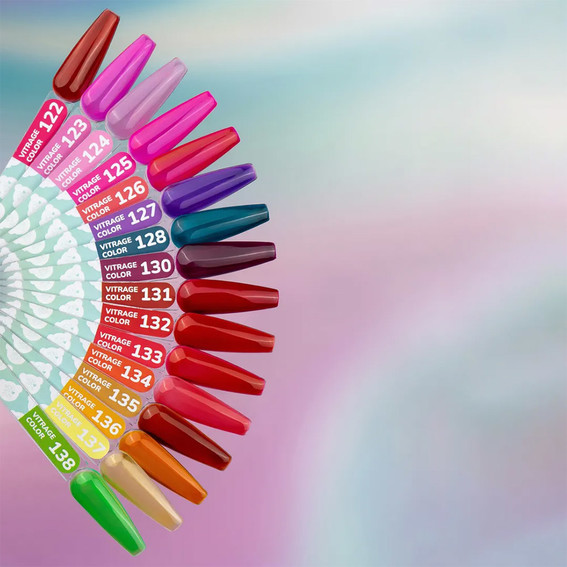 Гель-лак YOUARECUTE Color 132 ярко-красный витражный 5 мл (993-4766-1326) - Фото №4