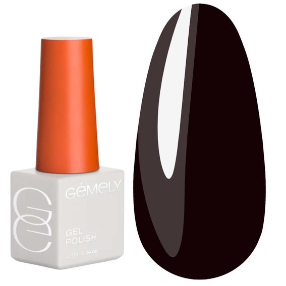 Gel polish GEMELY Max color 09 rich burgundy 10 ml (7703506) - Фото №1