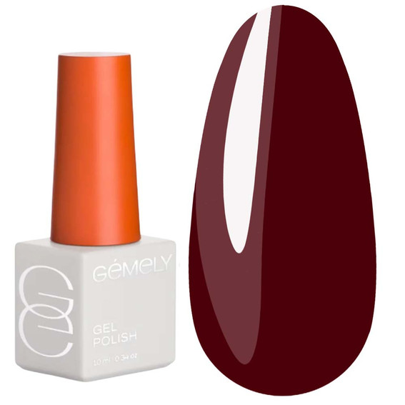Gel polish GEMELY Max color 12 deep red 10 ml (7703509) - Фото №1