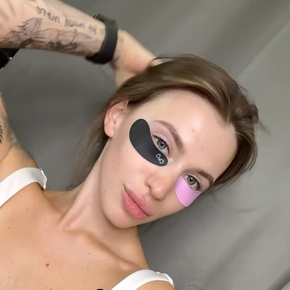 Патчи силиконовые OKO Lash&Brow BLACK PAD - Фото №2