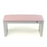 Подлокотник ECOSTAND Wood розовый на белых ножках 320х160х110 мм - Фото №2