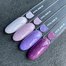 База NAILSOFTHEDAY Potal №07 фиолетовый с розовой поталью 10 мл - Фото №3