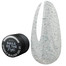 Гель NAILSOFTHENIGHT Sparkle Builder gel 01 серебро светоотражающий 15 мл - Фото №1