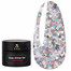 Глиттер F.O.X Glow Glitter Gel Love Edition 014 серебристые сердечки с радужным переливом 5 мл (GG-014) - Фото №1