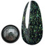 Втирка для ногтей Slowianka Holo Black Flakes 1 г - Фото №1