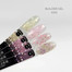 Гель для наращивания Crystal Builder Gel KISS 3 светло-розовый с розовыми сердечками 15 мл - Фото №2