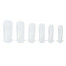 Upper forms Lunamoon Dual Nail Forms Short Classic Square (120 pcs) - Фото №1