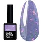 База NAILSOFTHEDAY Potal №20 фиолетовый с разноцветной поталью 10 мл