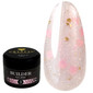 Гель для наращивания Crystal Builder Gel KISS 3 светло-розовый с розовыми сердечками 15 мл